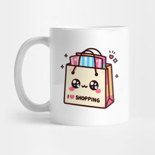 Kawaii I Love Shopping Mug